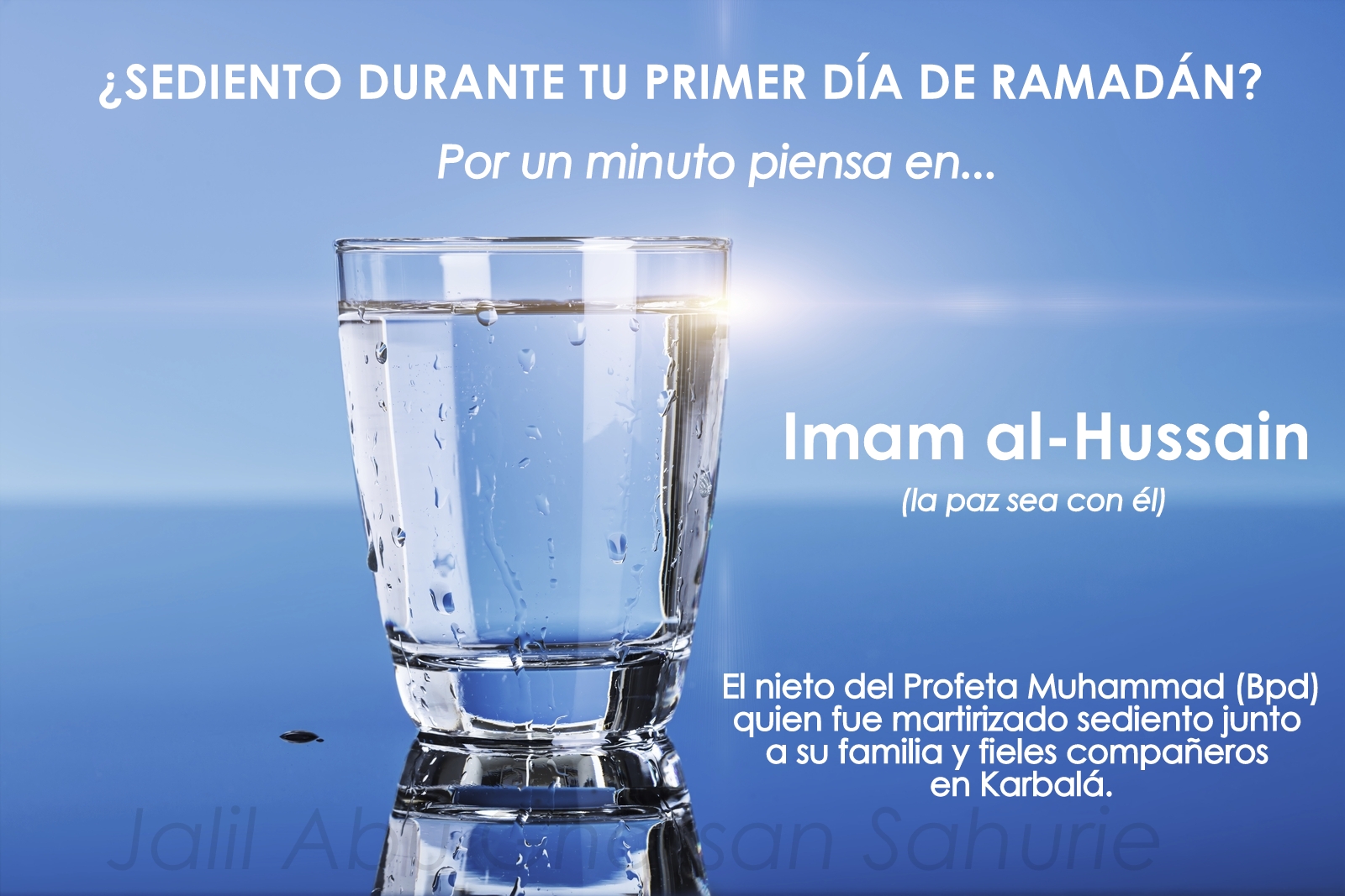 ¿Sediento Durante tu Primer Día de Ramadán?